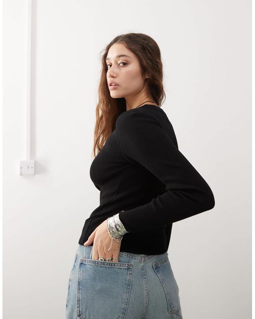 Noisy May Black – strickpullover