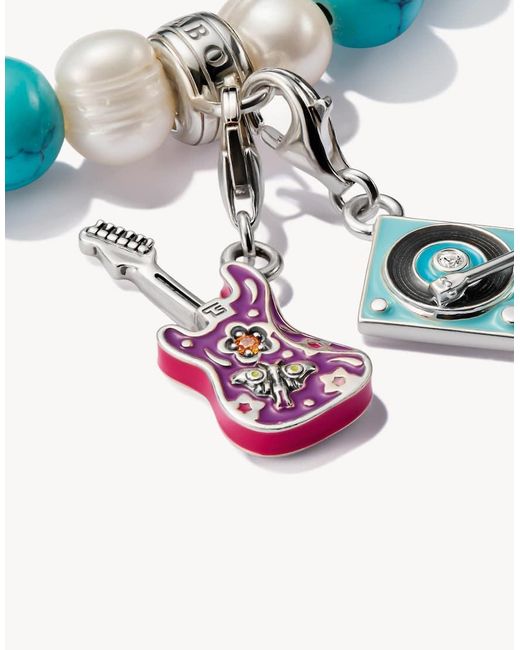 Thomas Sabo Pink Charm Pendant Electric Guitar