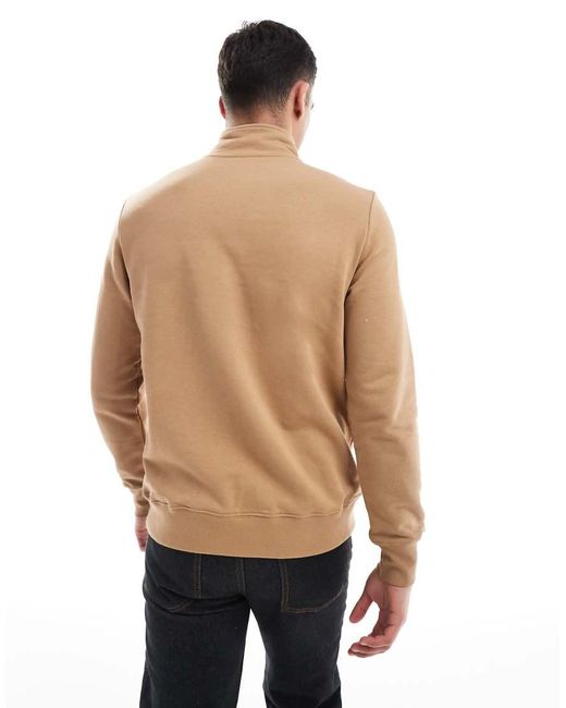 Sudadera Con Media Cremallera Y Logo De Cebra De -Marrón Paul Smith de hombre de color Natural