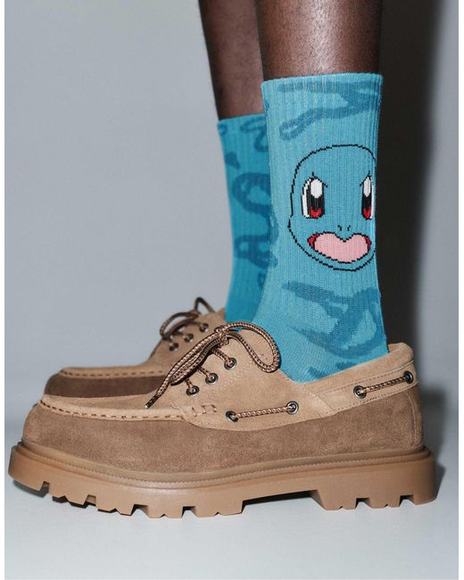 Chaussettes motif carapuce Pull&Bear pour homme en coloris Blue