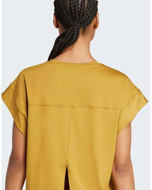 Adidas Originals Yellow Yoga Tee