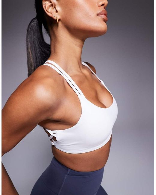 4505 Blue Light Support Cross Back Studio Bra With Removable Padding