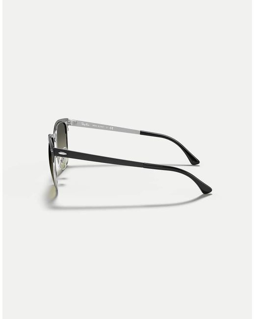 Ray-Ban Natural Clubmaster Sunglasses With Lens