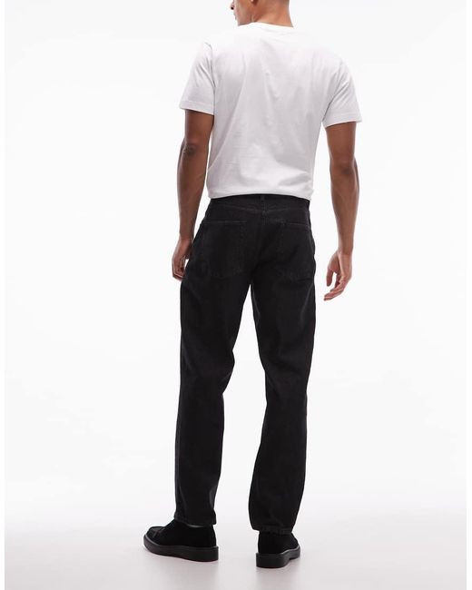 ASOS Black Straight Jeans for men