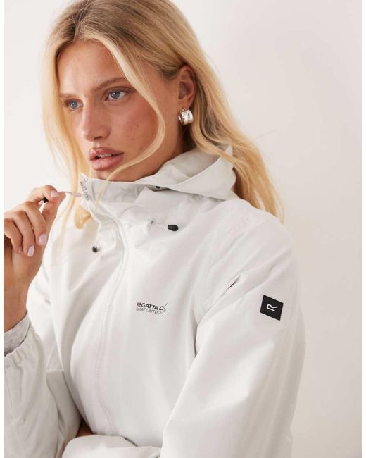 Regatta Natural Hooded Hamara Iv Waterproof Shell Jacket