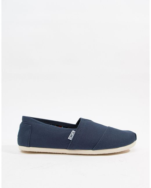 TOMS Canvas Classic Espadrilles in Navy (Blue) for Men - Save 33% - Lyst