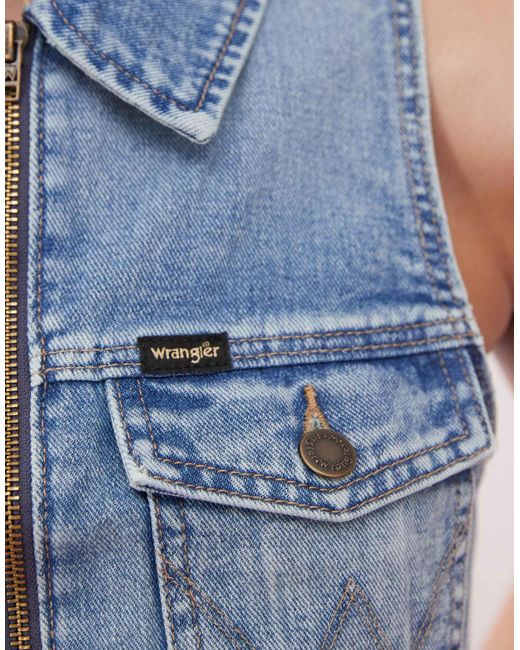 Wrangler Blue – trägertop