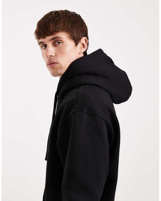 Santa Cruz Black Vertigo Logo Back Graphic Hoodie for men