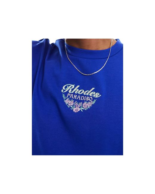 Cotton on - t-shirt comoda con grafica "costa de sol fruit" vintage di Cotton On in Blue da Uomo