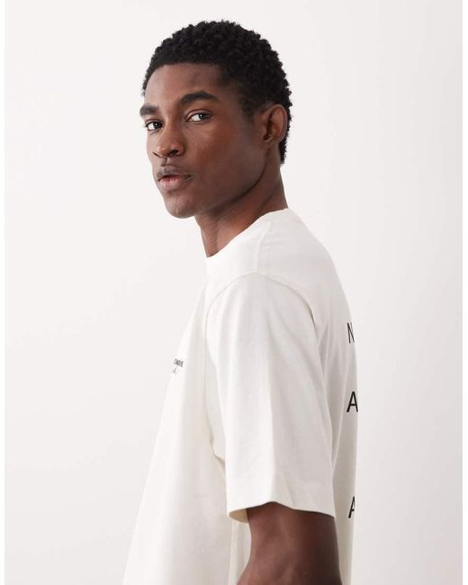 Abercrombie & Fitch White City List Premium Heavyweight T-shirt for men