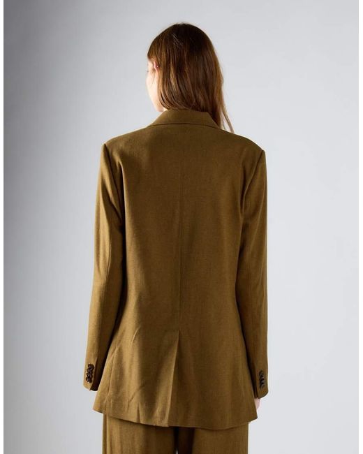 Glamorous Natural Button Detail Blazer