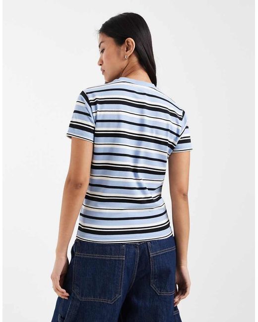 Dickies Blue Glade Spring Striped Baby Tee