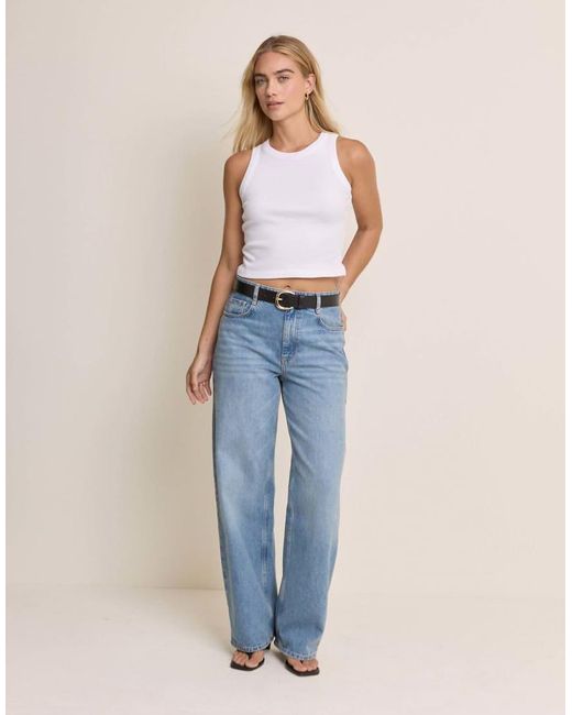 Nobody's Child White Racer Cropped Racer Vest