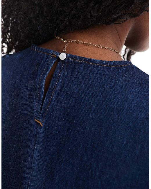 ASOS Blue Denim T-Shirt Mini Dress