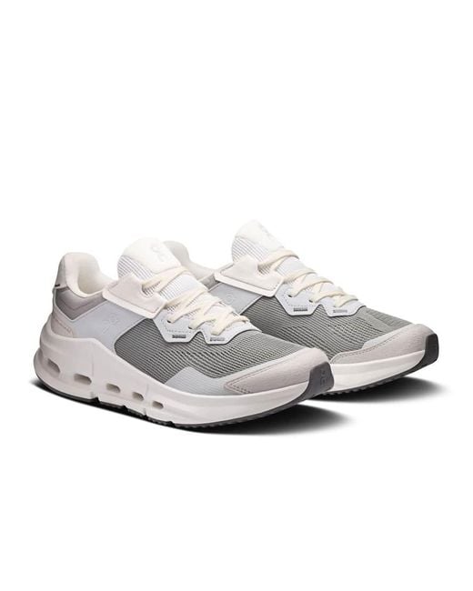 On Shoes White Cloudnova Rift Lifestyle Trainer