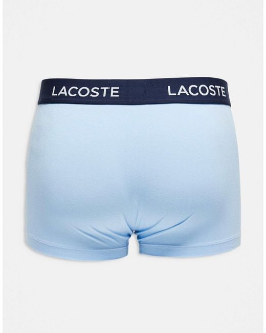 Lacoste – 3er-pack unterhosen in Blue für Herren
