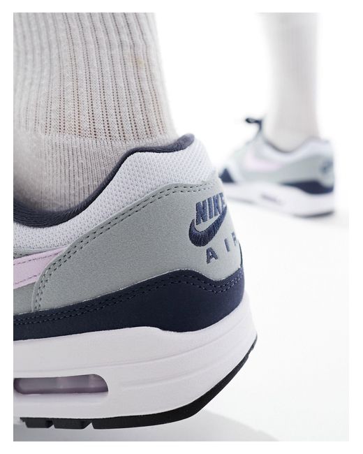 Nike White Air Max 1 Sneakers for men