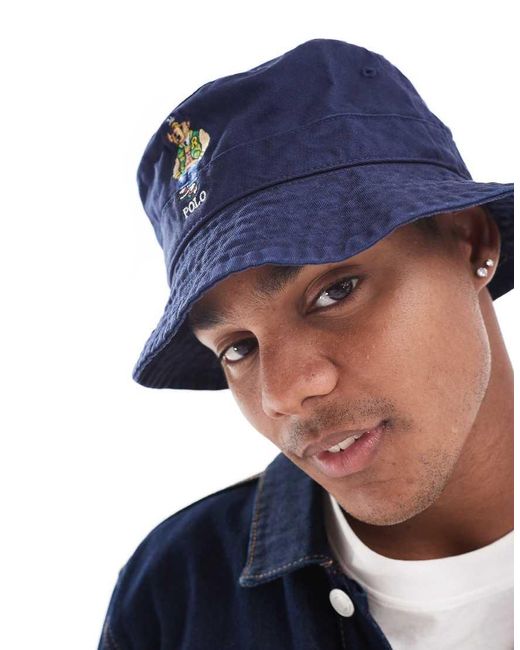 Polo ralph lauren bear bucket hat 2025