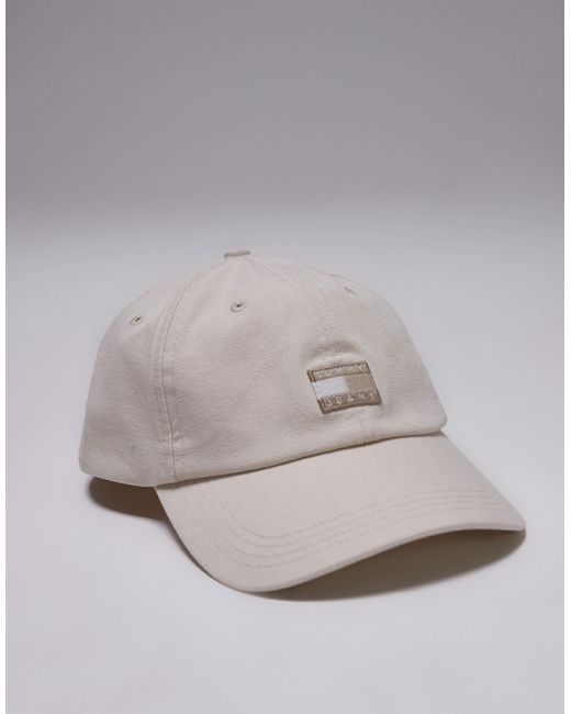 Tommy Hilfiger Pink Flag Logo Canvas Cap