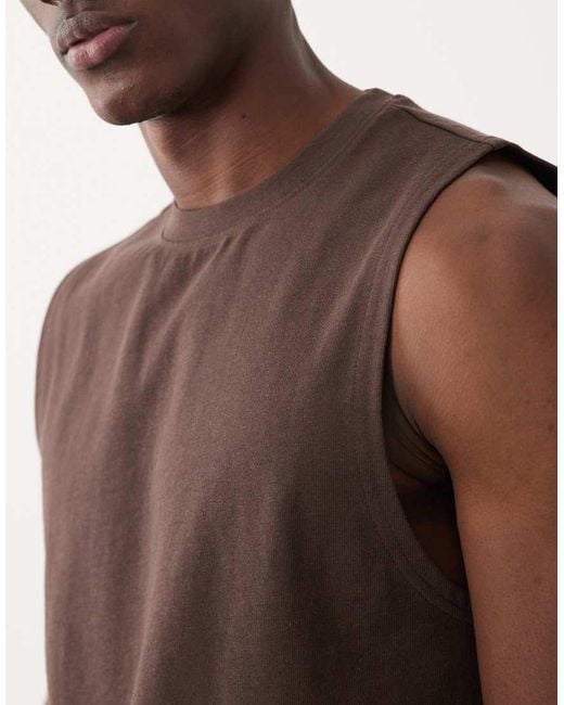 ASOS Circular Design Collection in het Brown voor heren