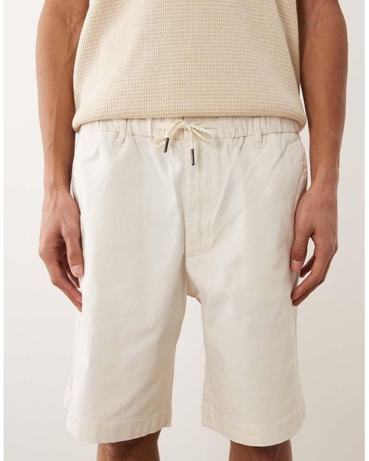 Jack & Jones Natural Drawstring Chino Shorts for men