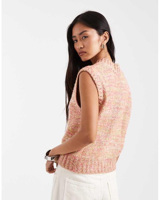 ASOS Multicolor V Neck Knitted Tank