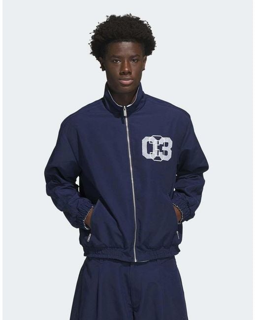 Adidas Originals Blue Firebird Coach Jacket for men