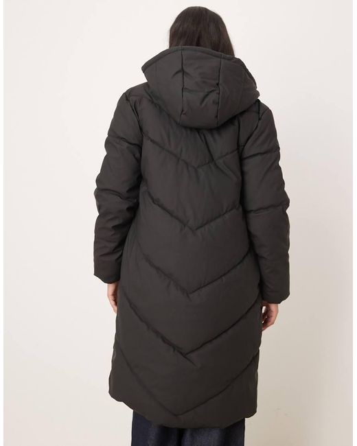 Jdy White Longline Padded Coat