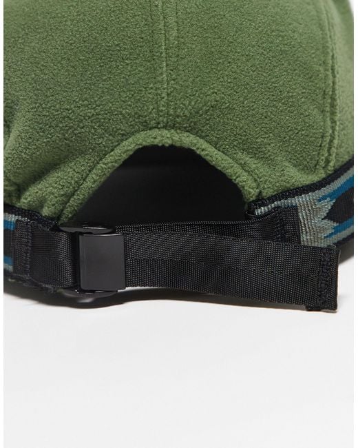 Kavu Green Fleece Strap Cap