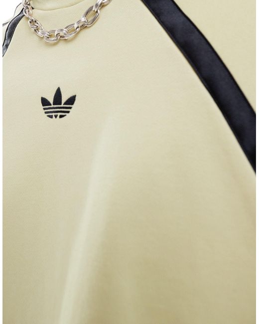 Adidas Originals Natural Unisex Basketball Trefoil Sweatshirt