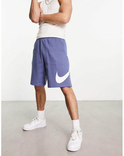 Club - pantaloncini con logo da Uomo di Nike in Blu | Lyst