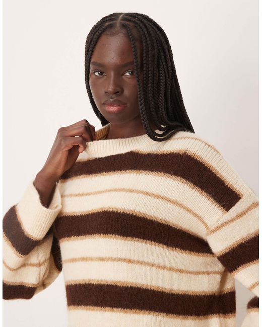 Mango Natural – gestreifter pullover