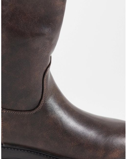 SEQWL Black Mickey schlupf-stiefeletten