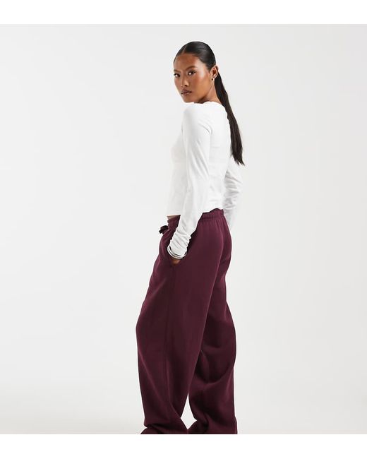 Only Petite Wijde Joggingbroek in het Purple