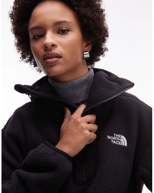 The North Face Black – dirus – kapuzenpullover aus fleece