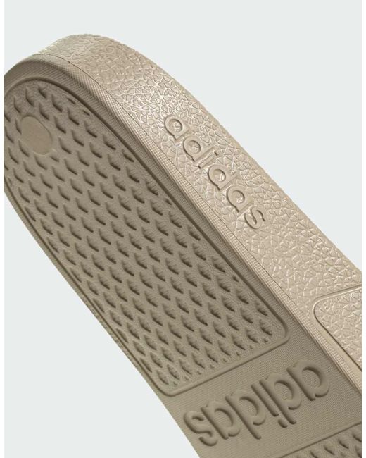 Adidas Originals Gray Adilette Aqua Slides