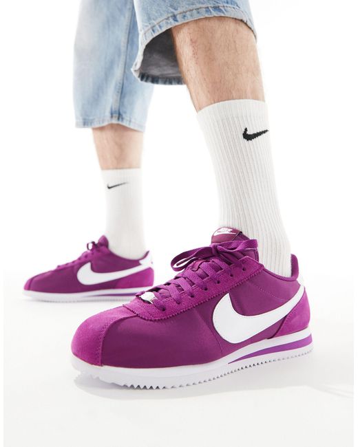 Nike Blue Cortez Nylon Sneakers for men
