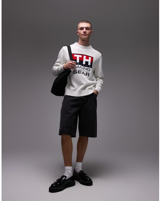 Tommy Hilfiger Gray Sailing Jumper for men