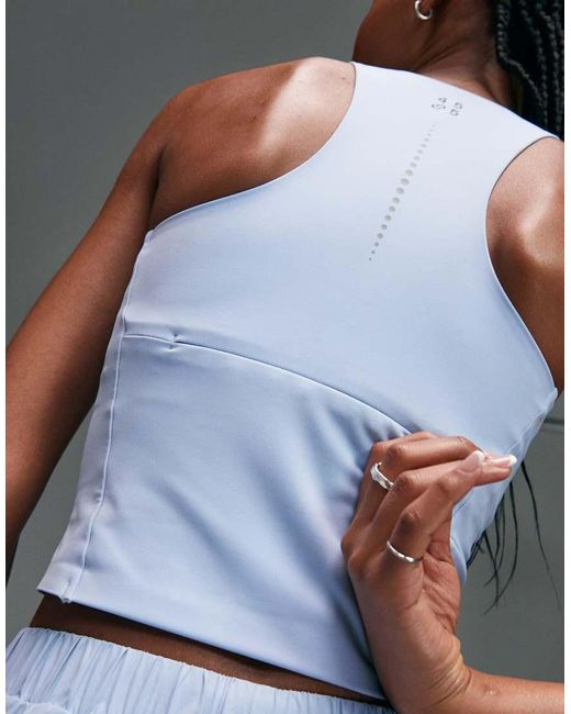 4505 Gray Premium Internal Support Running Vest With Bonded Seams And Zip Phone Pocket