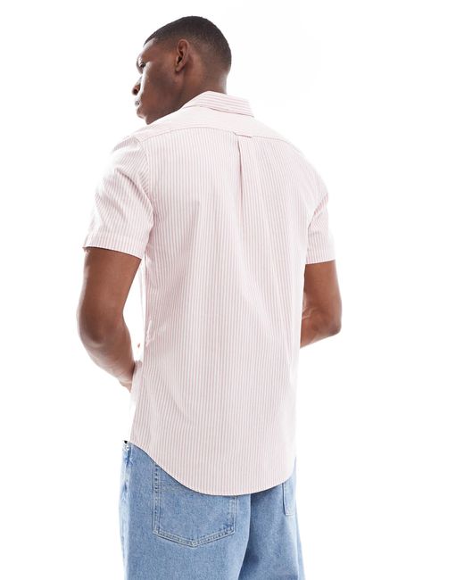 Farah – brewer – kurzärmliges hemd in White für Herren