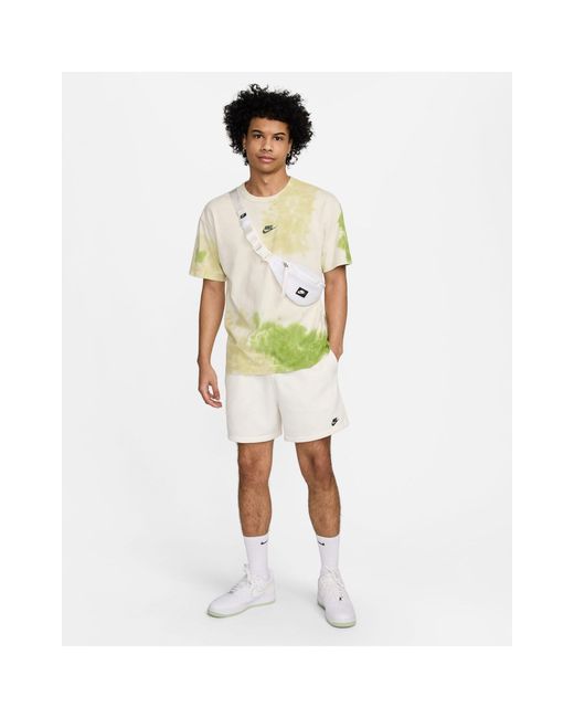 Nike White Club French Terry Shorts for men