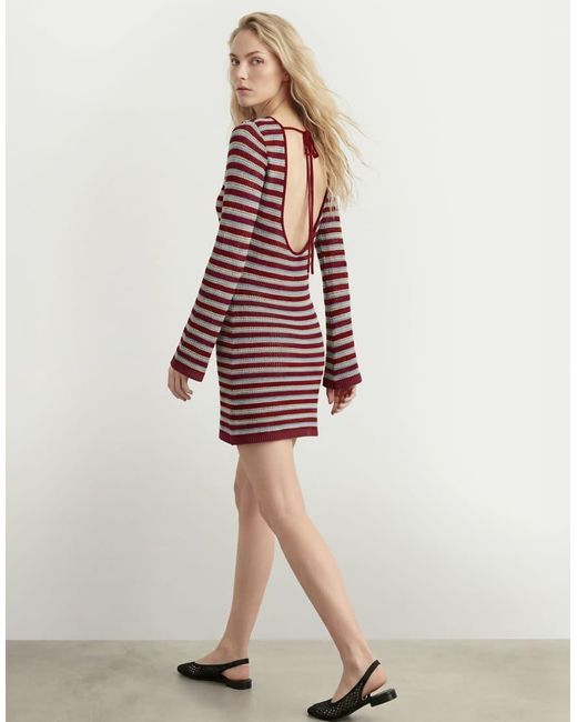 HYPEDROP Purple Knitted Dress