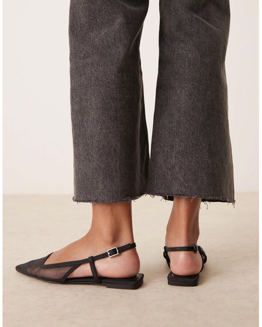 ASOS Black Lorraine Slingback Ballet