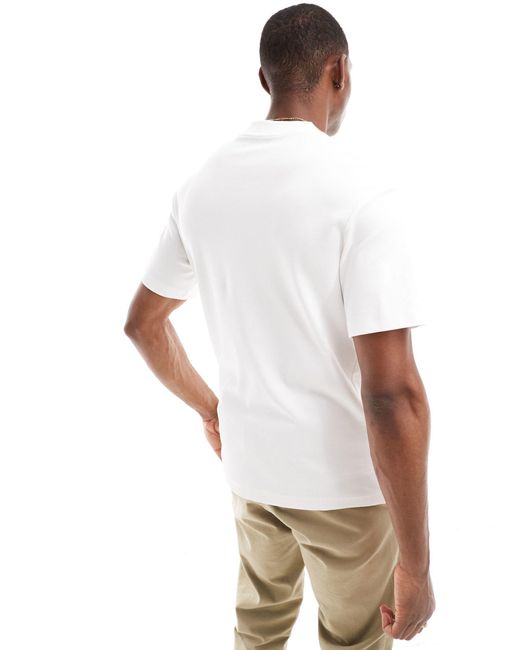 Jack & Jones White Oversized T-shirt With Chest Logo for men