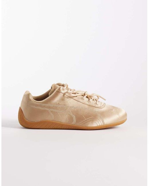 PUMA Natural Speedcat Satin Trainers