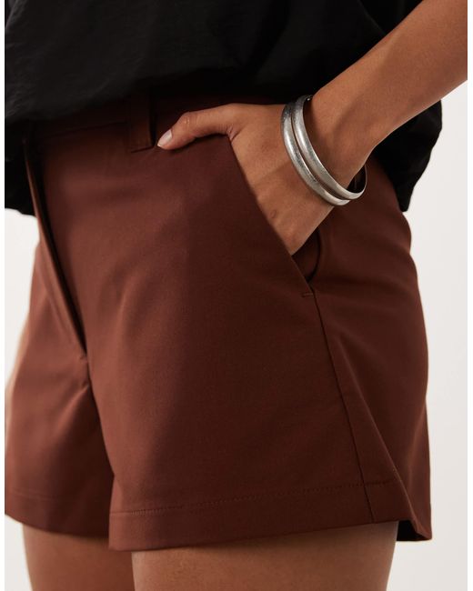 ASOS Brown Micro Shorts