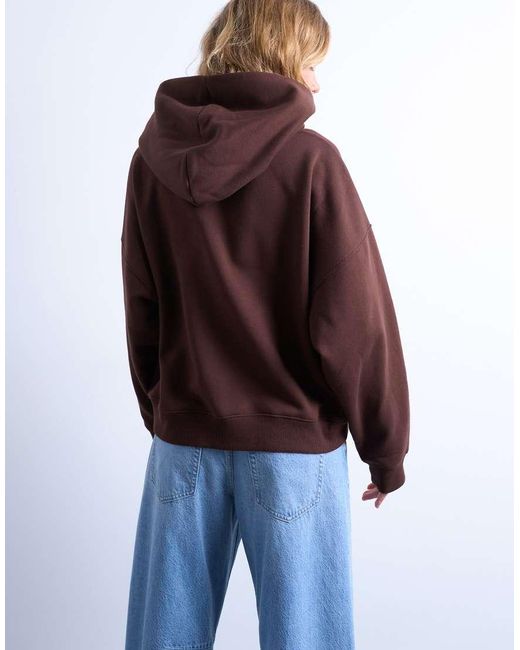 TOPSHOP Brown Ultimate Hoodie