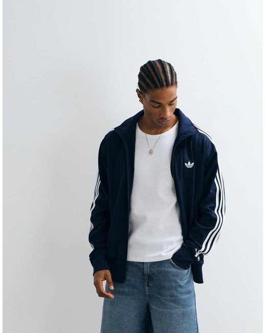 Adidas Originals Blue Firebird Drop Needle Track Top for men
