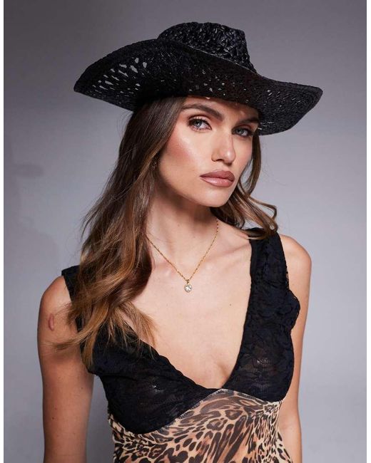 Cappello Da Cowboy di South Beach in Black