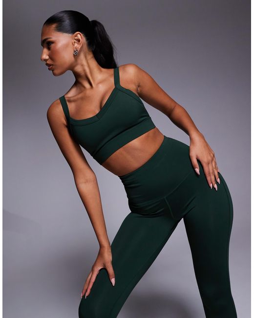4505 Multicolor Icon Running Medium Support Sports Bra With Adjustable Straps